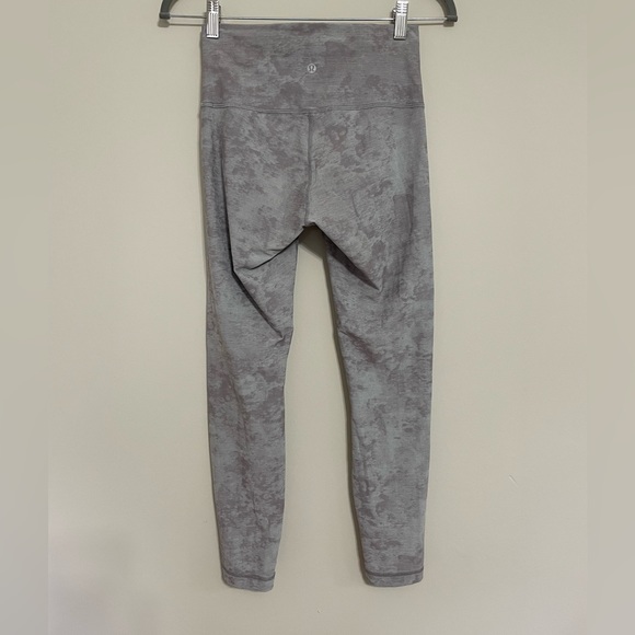 Lululemon Wunder Train Tights 6 Tactile Jacquard Lunar Rock Delicate Mint - Picture 10 of 11